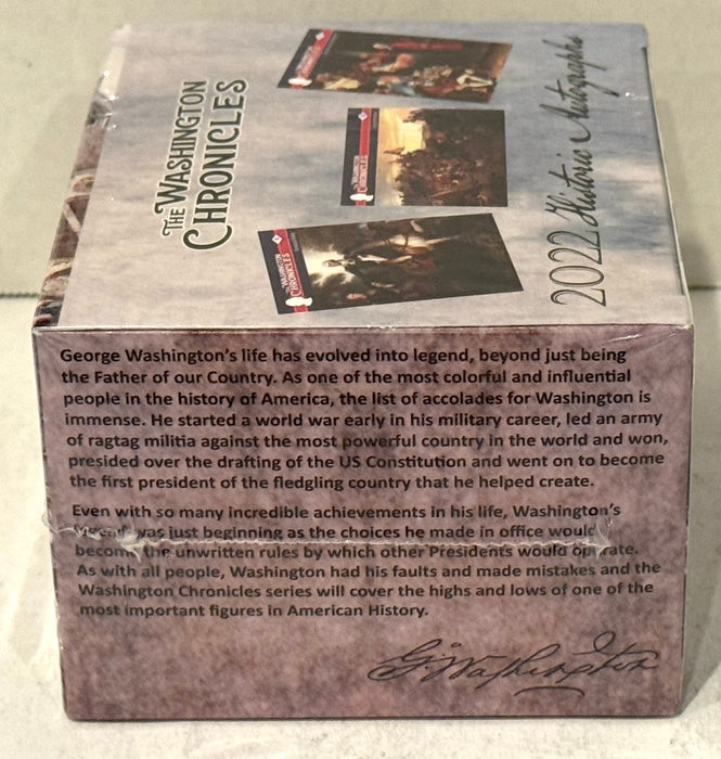 2022 Historic Autographs The Washington Chronicles Factory Card Set 220 Cards - TvMovieCards.com