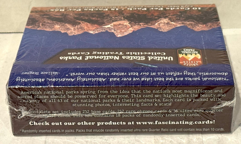 2022 United States National Park Collectible Trading Card Hobby Box - TvMovieCards.com