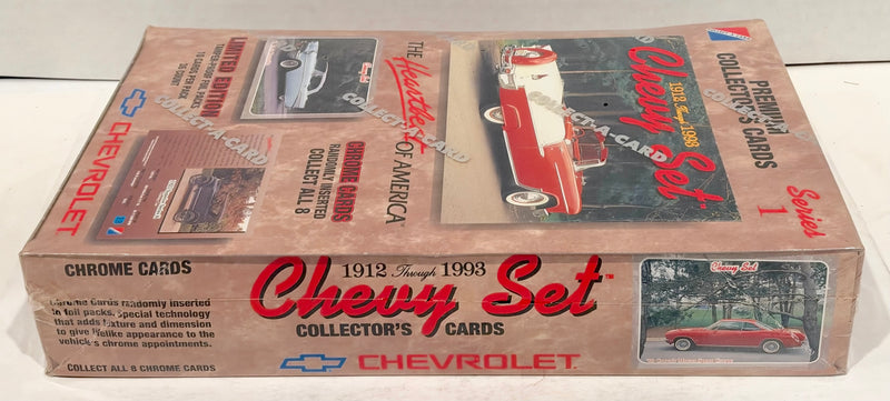 1992 Chevy Set Series 1 One 1912-1993 Trading Card Box 36 Packs Collect-A-Card