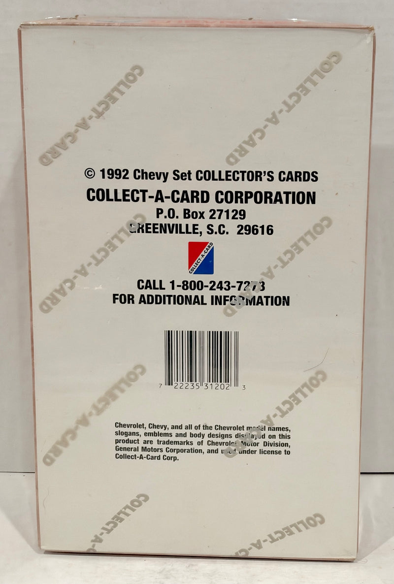 1992 Chevy Set Series 1 One 1912-1993 Trading Card Box 36 Packs Collect-A-Card