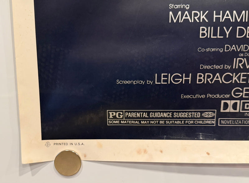 1981R Star Wars Episode V "Empire Strikes Back" 1SH Movie Poster Rerelease 27 x - TvMovieCards.com