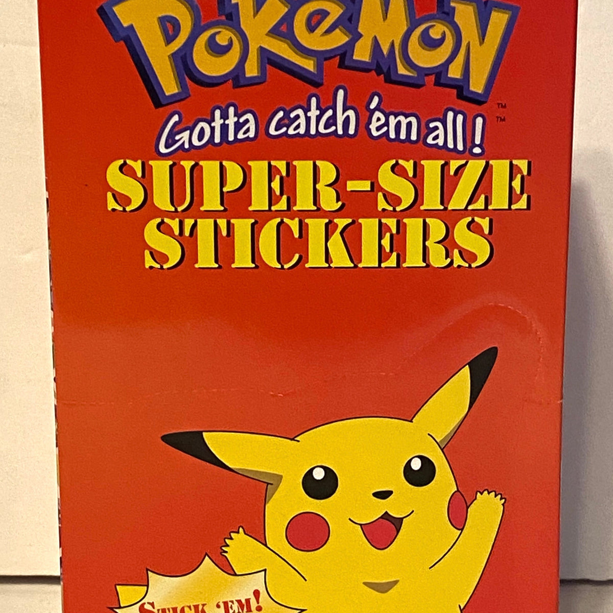 Pokémon super size stickers retailer artbox