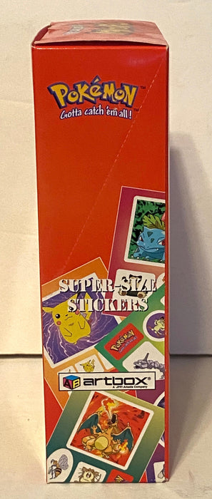 1999 Artbox Pokemon Super-Size Stickers Trading Card Box 36 Packs   - TvMovieCards.com