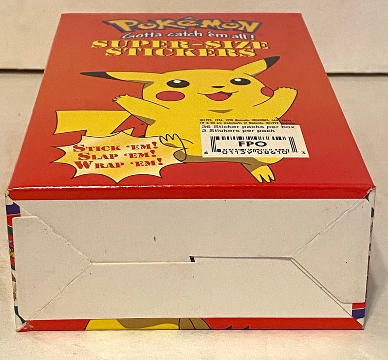 1999 Artbox Pokemon Super-Size Stickers Trading Card Box 36 Packs   - TvMovieCards.com