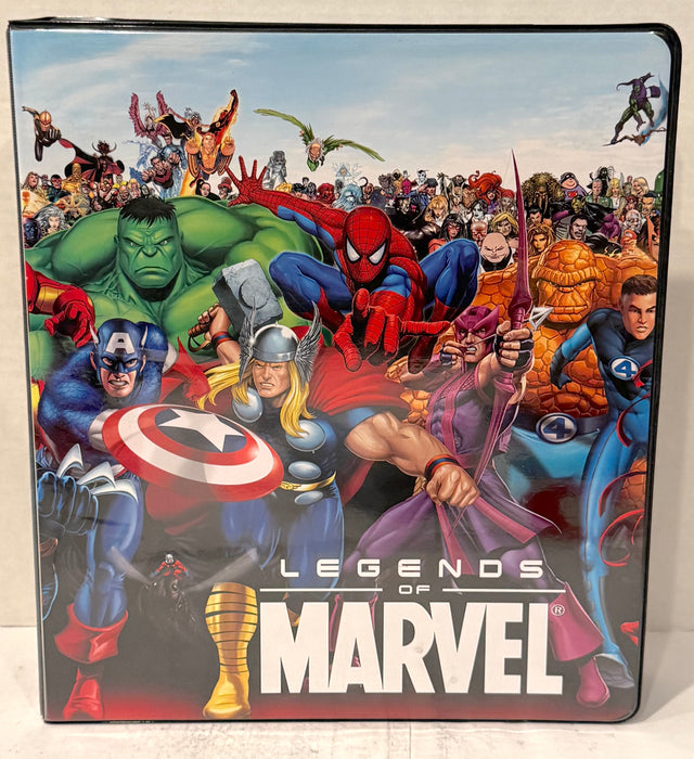 2015 Marvel Legends of Marvel Empty Trading Card Album Binder Rittenhouse - TvMovieCards.com