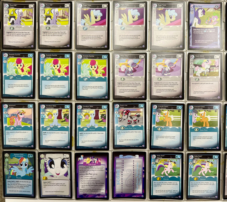 My Little Pony Premiere Rainbow Dash Theme Deck #f1 MLP Enterplay   - TvMovieCards.com