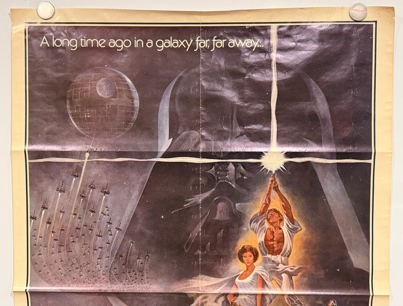 1977 Star Wars Episode IV "A New Hope" 1SH Original Movie Poster Style A 27 x 41 - TvMovieCards.com