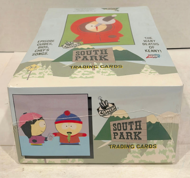 1998 South Park Jumbo Wax Trading Card Box Comic Images 30 Packs Factory Sealed
