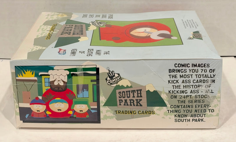 1998 South Park Jumbo Wax Trading Card Box Comic Images 30 Packs Factory Sealed
