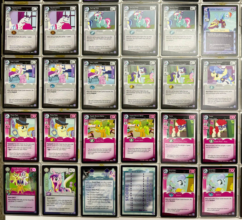 My Little Pony Crystal Games Cutie Mark Crusaders Theme Deck #f1 MLP Enterplay   - TvMovieCards.com