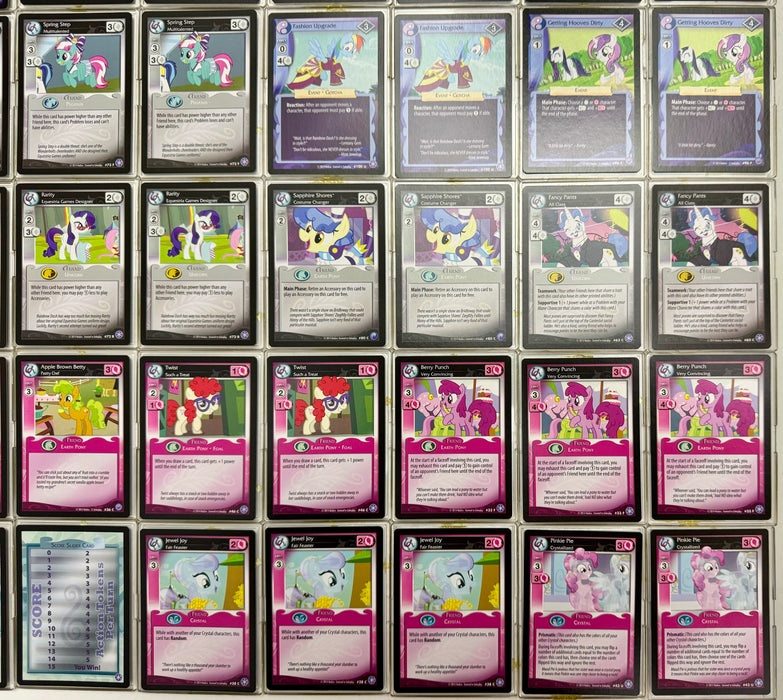 My Little Pony Crystal Games Cutie Mark Crusaders Theme Deck #f1 MLP Enterplay   - TvMovieCards.com
