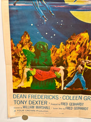 1962 The Phantom Planet 1SH Original Sci-Fi Movie Poster 27 x 41 Dean Fredericks - TvMovieCards.com