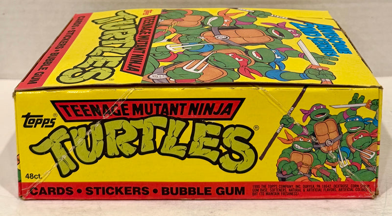 Teenage Mutant Ninja Turtles Cartoon 2nd Series Vintage Card Box 48 Packs Topps