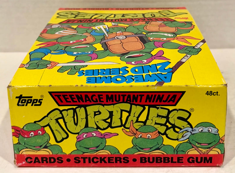 Teenage Mutant Ninja Turtles Cartoon 2nd Series Vintage Card Box 48 Packs Topps