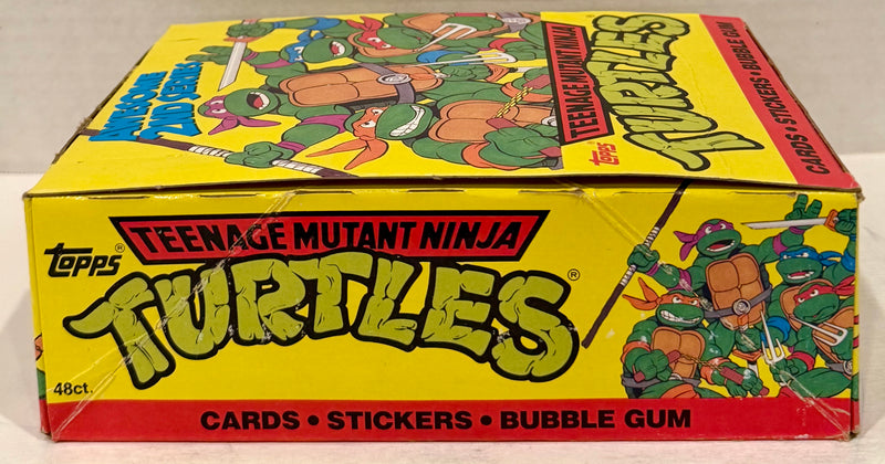 Teenage Mutant Ninja Turtles Cartoon 2nd Series Vintage Card Box 48 Packs Topps