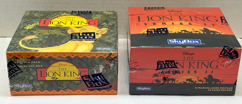 Lion King Series 1 + 2 One & Two Disney Movie Card Box 36 Packs Skybox 1994   - TvMovieCards.com