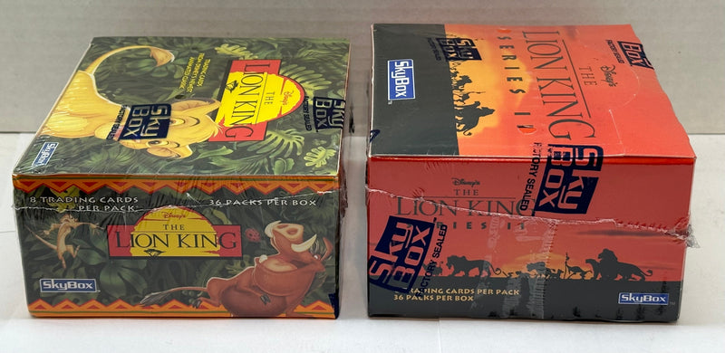Lion King Series 1 + 2 One & Two Disney Movie Card Box 36 Packs Skybox 1994   - TvMovieCards.com