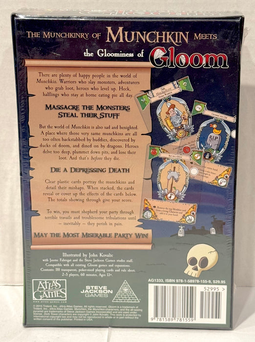2015 Atlas Games "Munchkin Gloom" by Steve Jackson AG1333 Factory Sealed - TvMovieCards.com