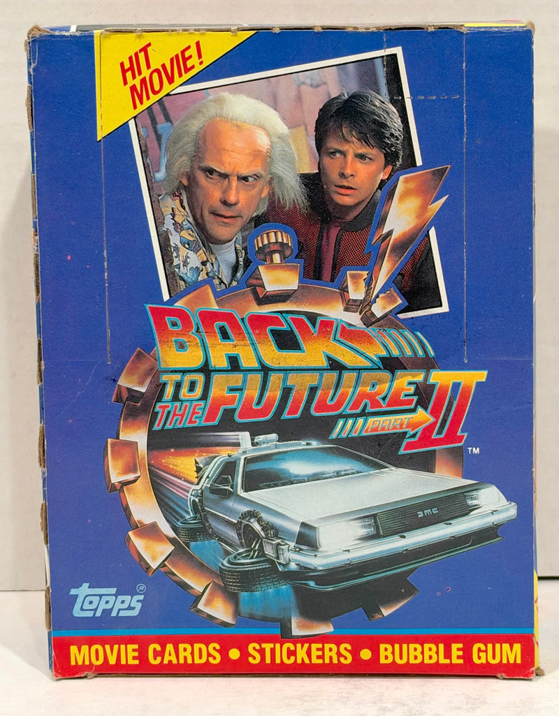 Back to the Future II Movie Closeout Vintage Card Box 36 Packs Topps 1989