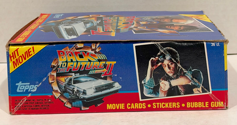 Back to the Future II Movie Closeout Vintage Card Box 36 Packs Topps 1989