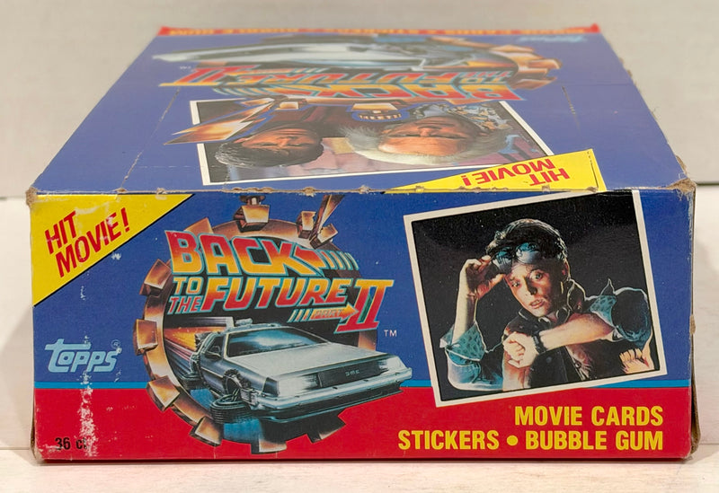 Back to the Future II Movie Closeout Vintage Card Box 36 Packs Topps 1989