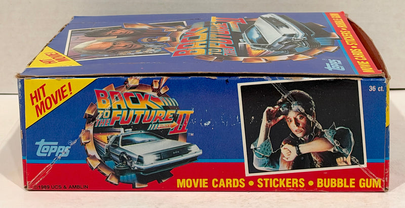 Back to the Future II Movie Closeout Vintage Card Box 36 Packs Topps 1989
