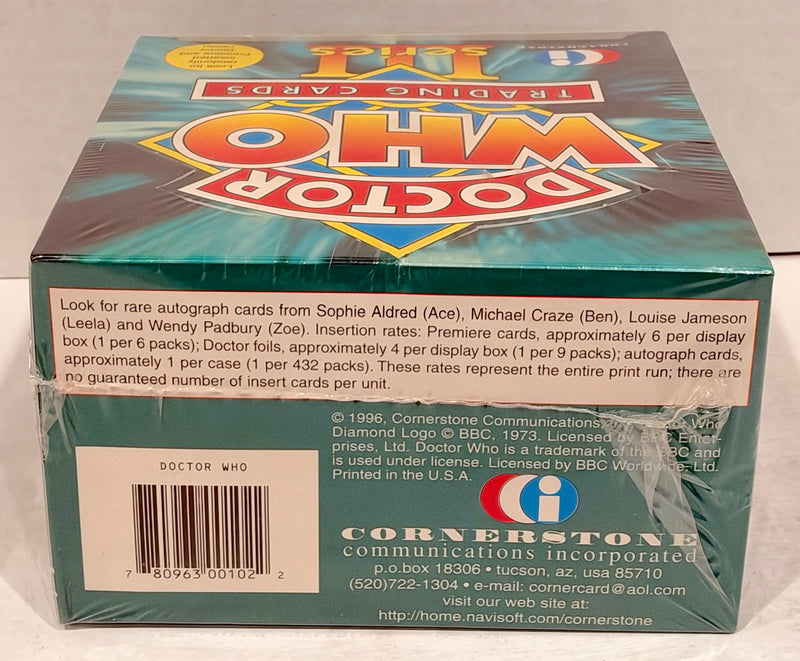Doctor Who Series III Three Trading Card Box 36 Packs Cornerstone 1995