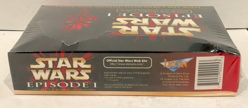 Star Wars Episode I Ikon Collectibles Trading Card Box 36CT 1999 (Australia)