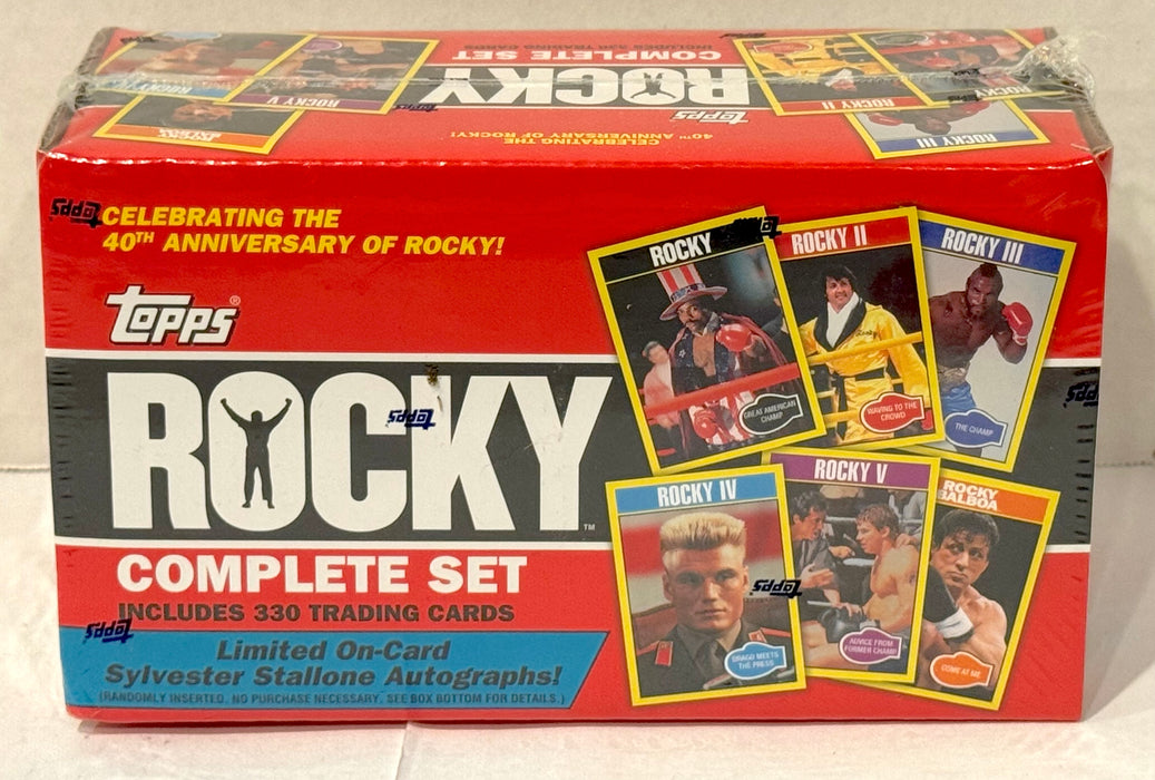 2016 Rocky 40th Anniversary 330 Card Trading Card Set Topps Factory Sealed - TvMovieCards.com
