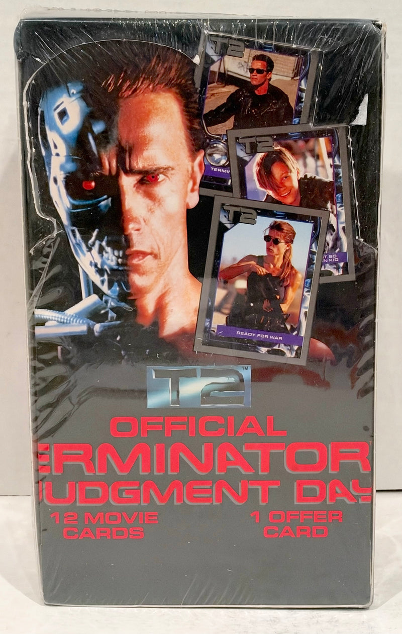1991 Terminator 2 Judgement Day Movie Vintage Trading Card Box 36 Packs Impel