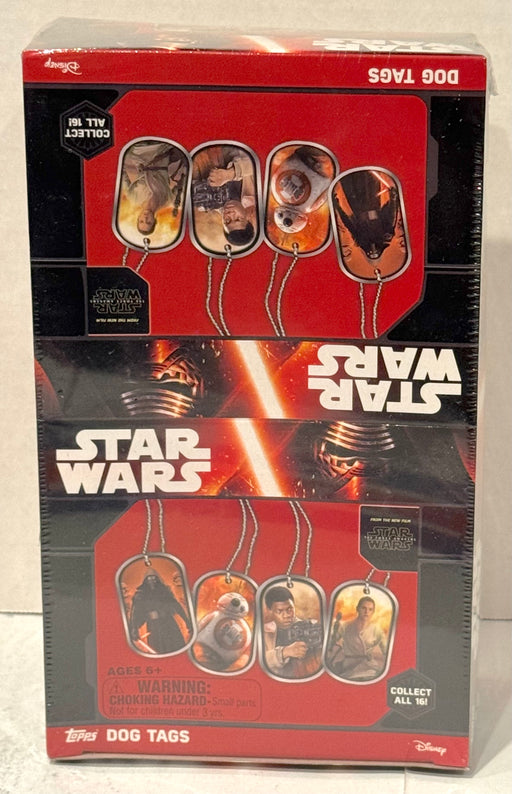 2015 Star Wars: The Force Awakens (24 Pack) Dog Tag Box Factory Sealed Topps - TvMovieCards.com