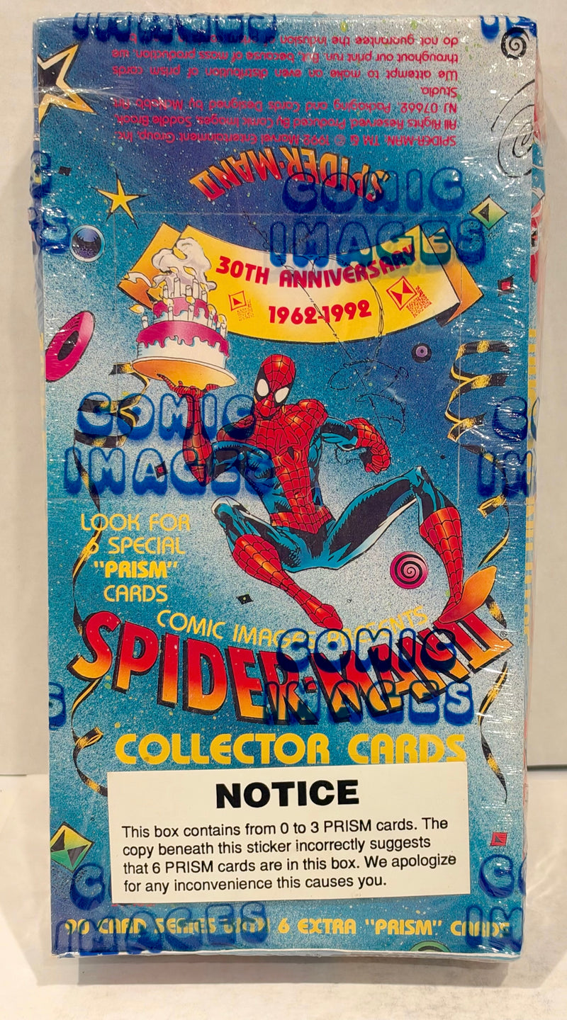 Spider-Man II 30th Anniversary Card Box 48 Packs Comic Images 1992