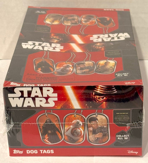 2015 Star Wars: The Force Awakens (24 Pack) Dog Tag Box Factory Sealed Topps - TvMovieCards.com