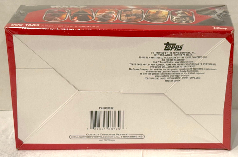 2015 Star Wars: The Force Awakens (24 Pack) Dog Tag Box Factory Sealed Topps - TvMovieCards.com