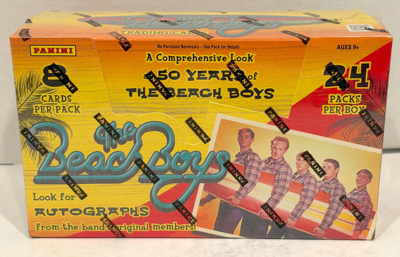 Beach Boys 50 Years of Music Card Box 24ct Hobby Edition Panini Factory Sealed
