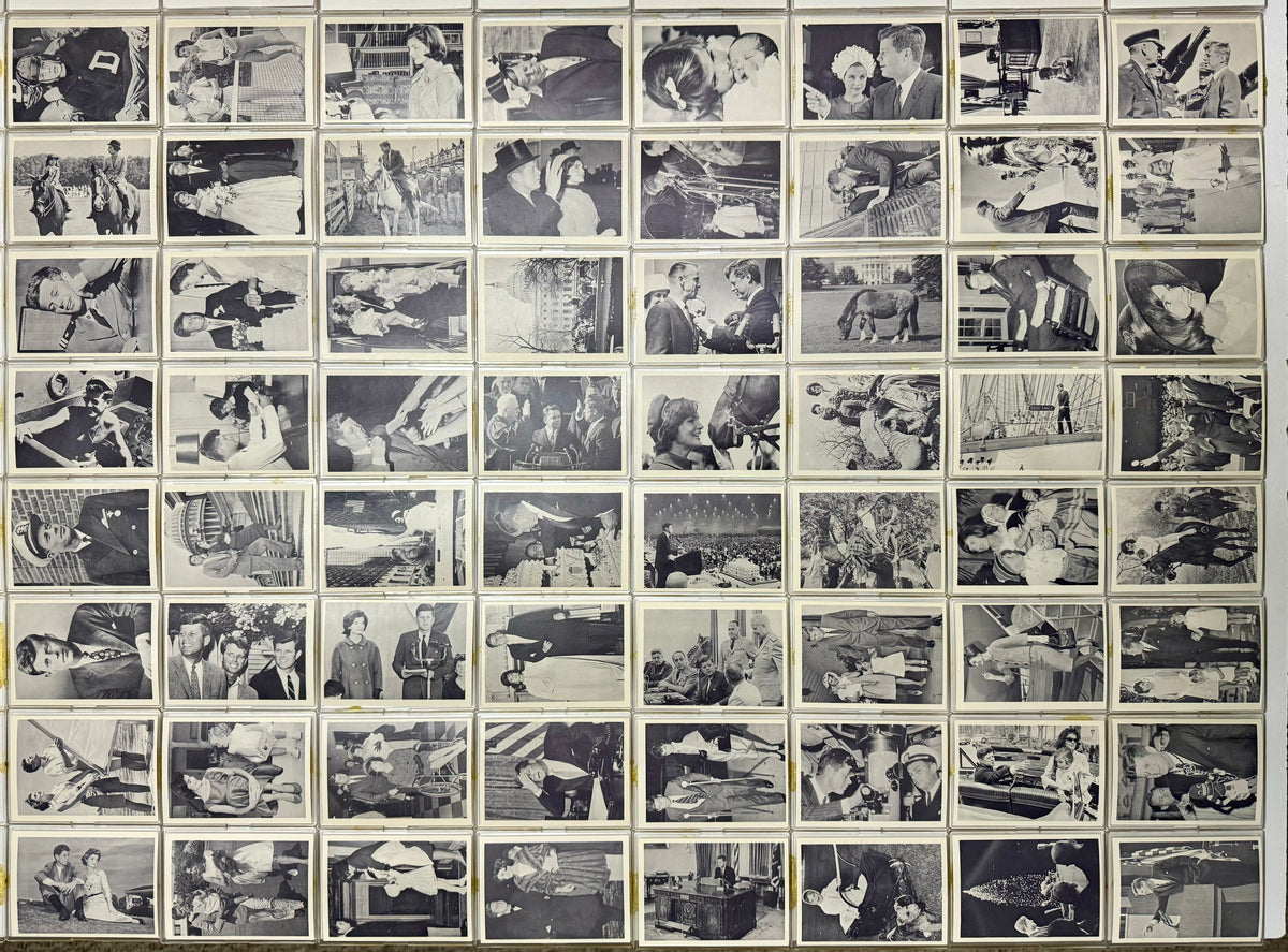 President John F. Kennedy JFK Vintage Trading Card Set 64/64 Cards Ros ...