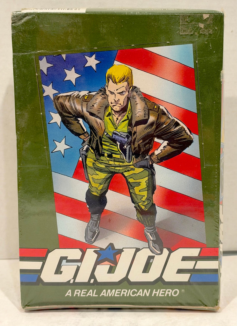 1991 GI Joe American Hero Factory Sealed Trading Card Box 36 PACKS Impel