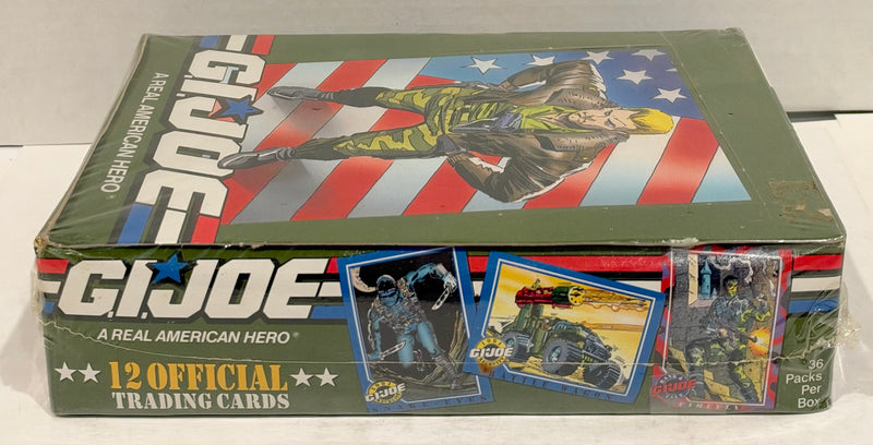 1991 GI Joe American Hero Factory Sealed Trading Card Box 36 PACKS Impel