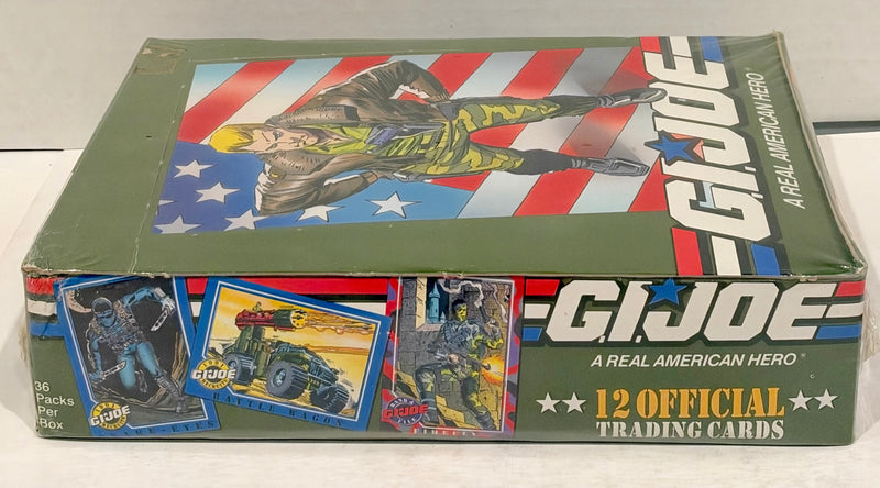 1991 GI Joe American Hero Factory Sealed Trading Card Box 36 PACKS Impel