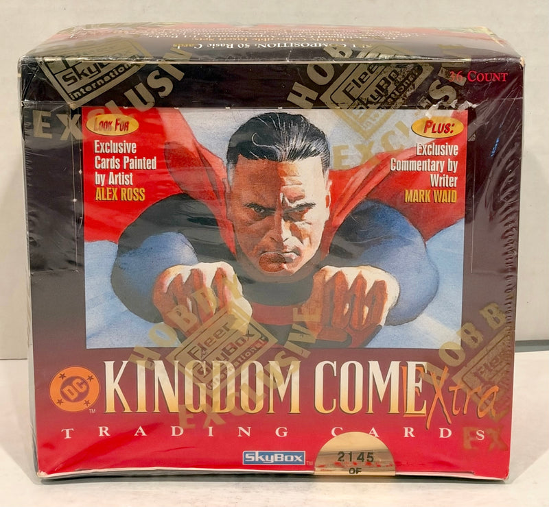 1996 Fleer Skybox DC Kingdom Come Extra Hobby Trading Card Box 36 Pack Superman - TvMovieCards.com