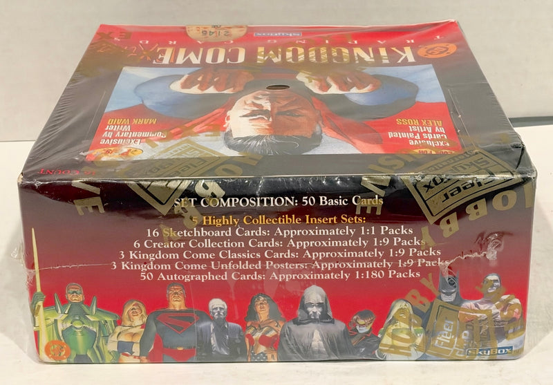 1996 Fleer Skybox DC Kingdom Come Extra Hobby Trading Card Box 36 Pack Superman - TvMovieCards.com