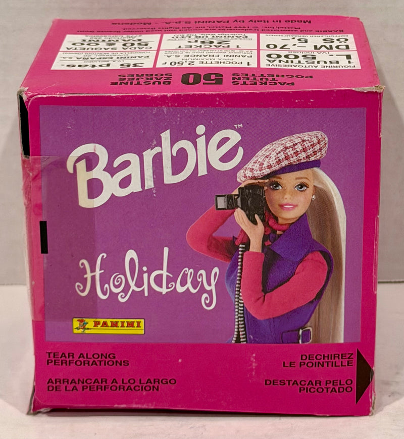 Barbie Holiday Album Sticker Trading Card Box of 50 Packs Panini 1999 Mattel - TvMovieCards.com