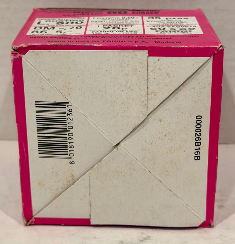 Barbie Holiday Album Sticker Trading Card Box of 50 Packs Panini 1999 Mattel - TvMovieCards.com