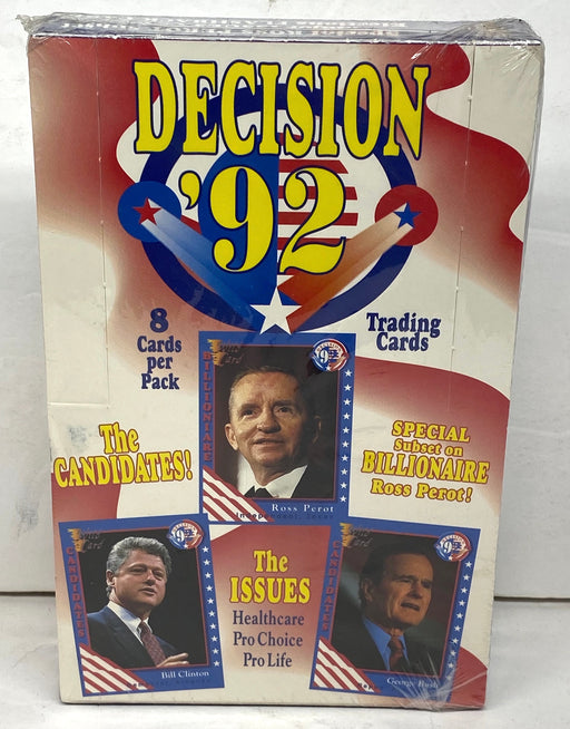 1992 Decision '92 Trading Card Box 36 Packs Sealed Bill Clinton George Bush   - TvMovieCards.com