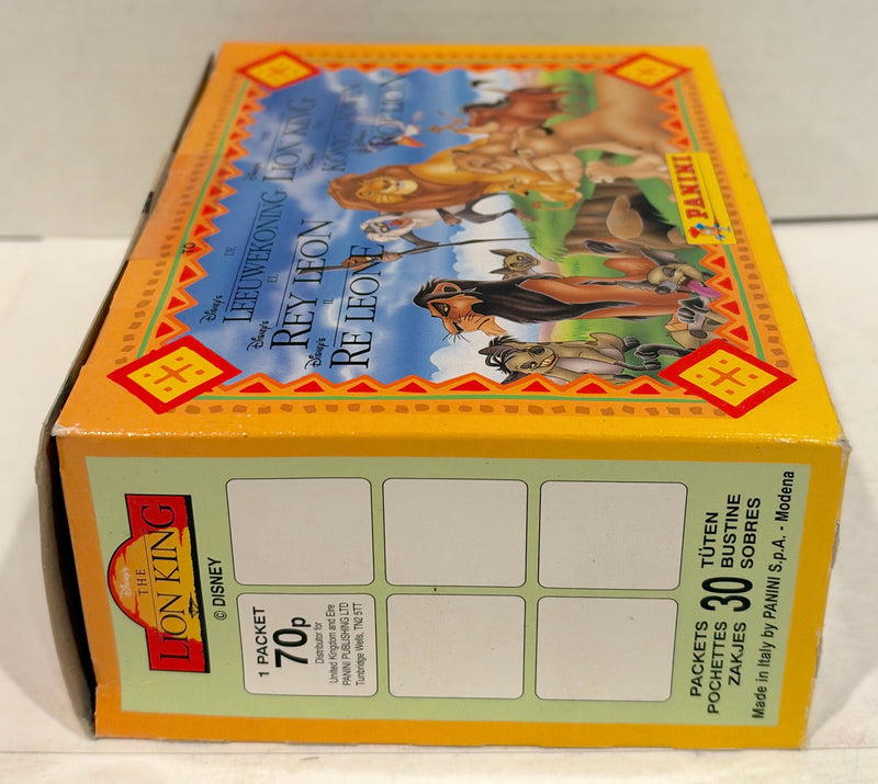 1995 Disney The Lion King Movie Trading Card Box 30 Packs Sealed Panini