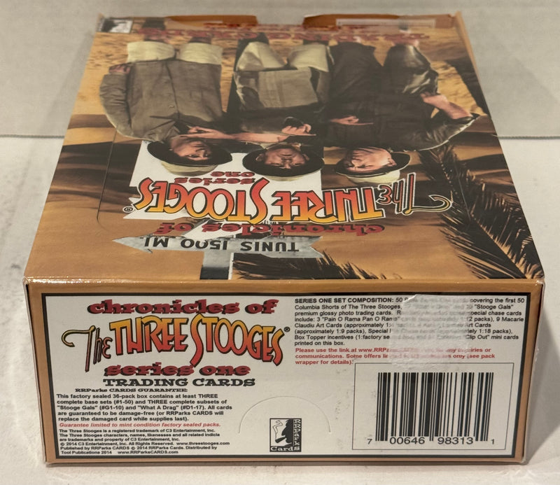 2014 Chronicles of the Three Stooges Series One Trading Card Box 36 Packs RRPark - TvMovieCards.com