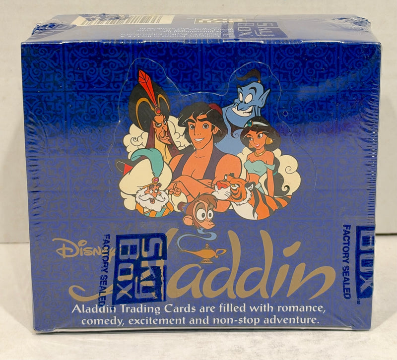 Aladdin Disney Movie Sealed Trading Card Box 36 Packs Skybox 1993