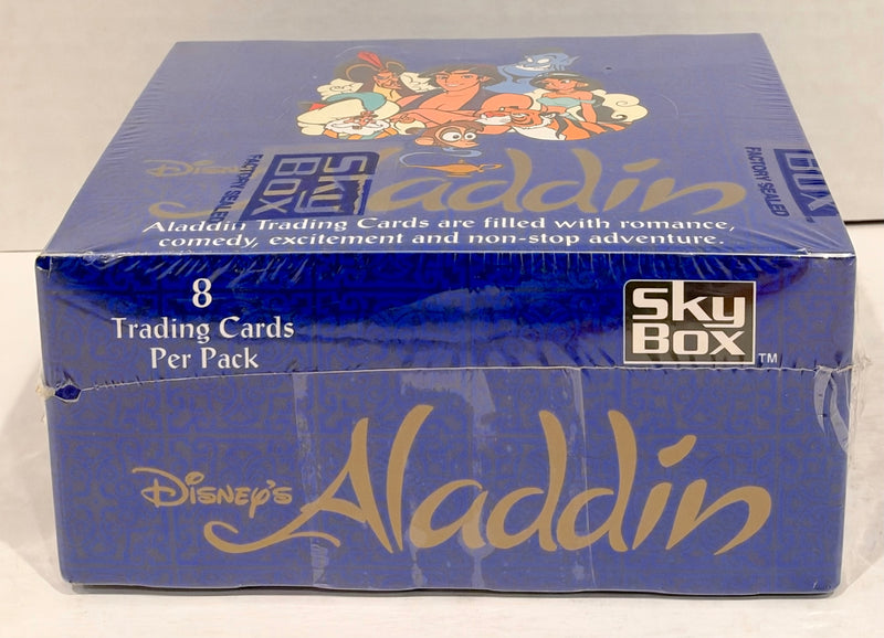 Aladdin Disney Movie Sealed Trading Card Box 36 Packs Skybox 1993