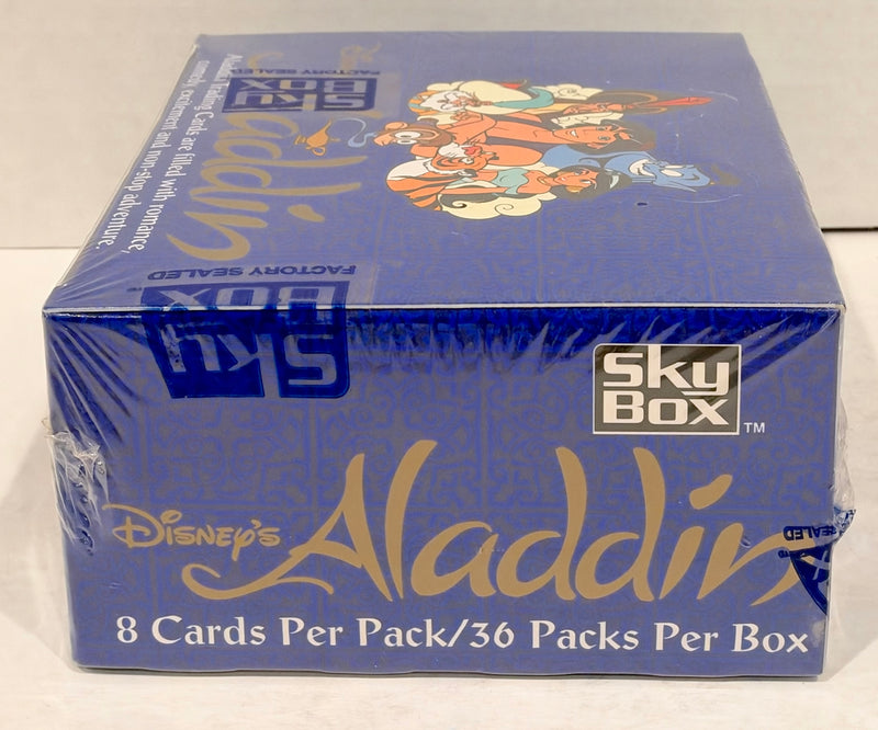 Aladdin Disney Movie Sealed Trading Card Box 36 Packs Skybox 1993