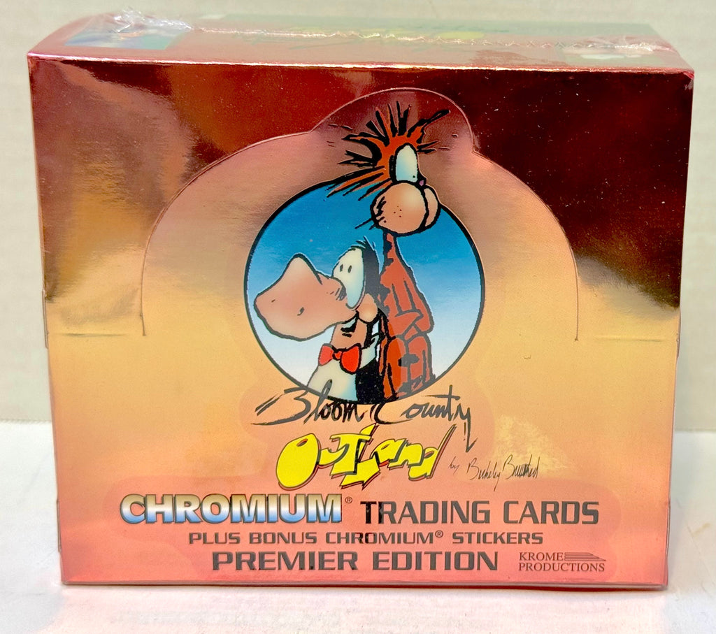 未開封品✨BIOHAZARD CHROMIUM TRADING CARDS 1995 Bloom County / Outland Chromium Trading Card Box 36 Packs